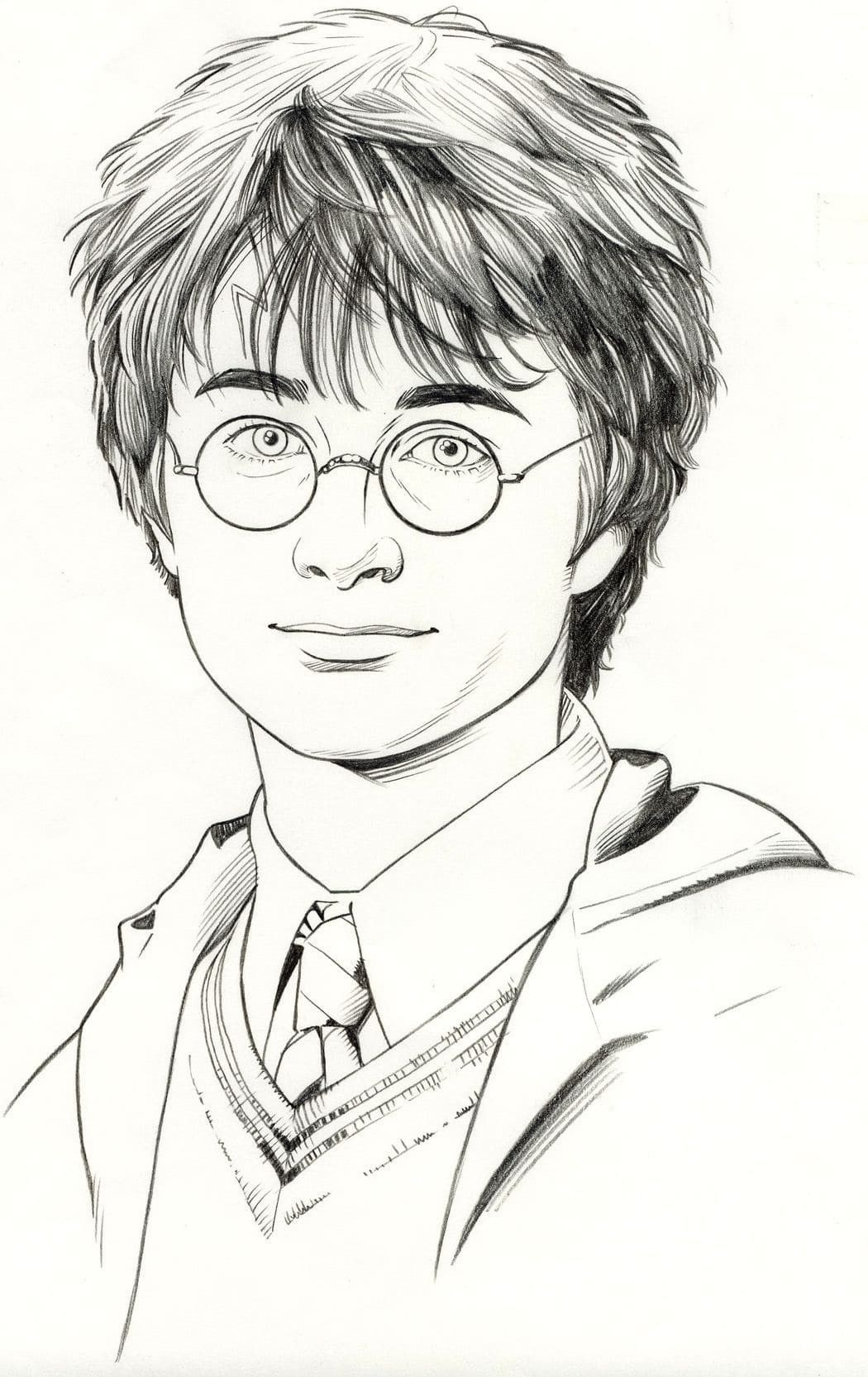 Гарри Поттер рисунок карандашом
