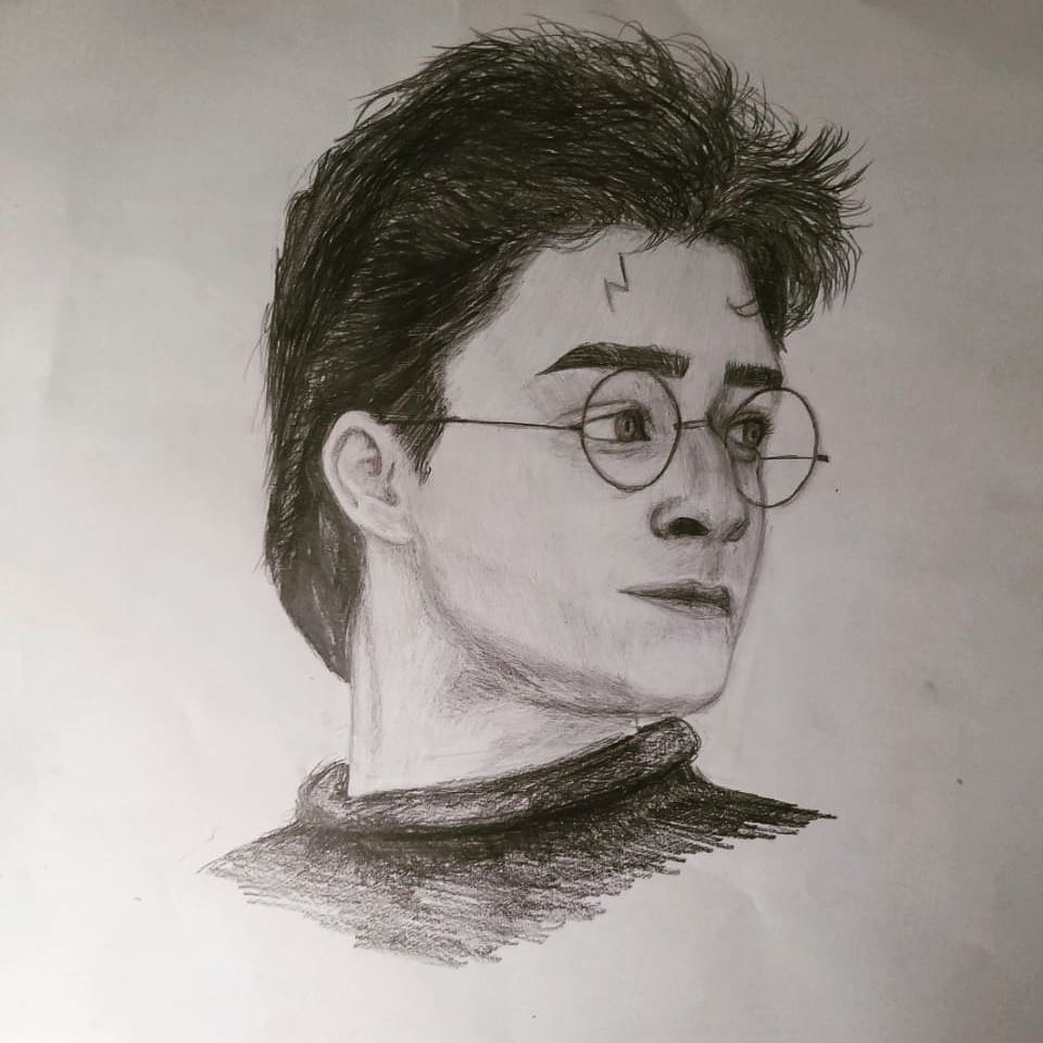 Гарри Поттер со шрамом