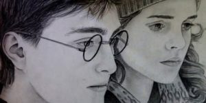 Dessin au crayon Harry Potter