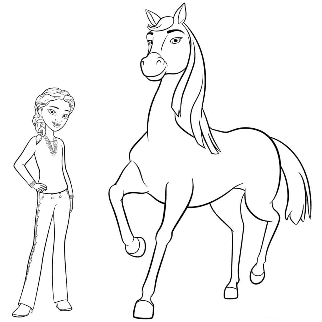 cavallo e ragazza