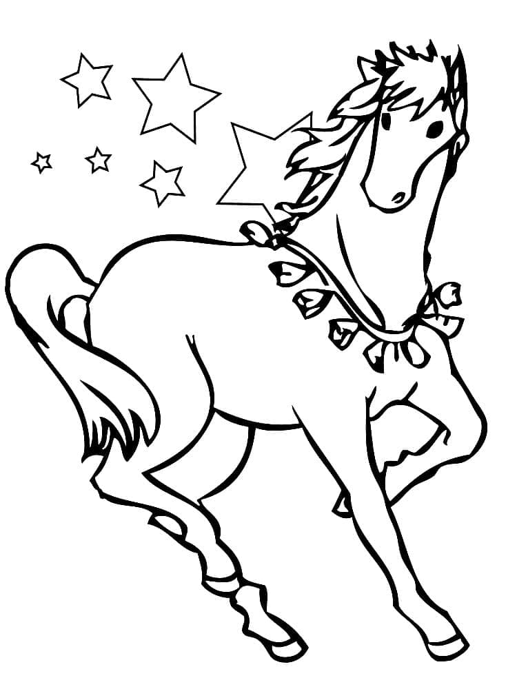 cheval et étoiles