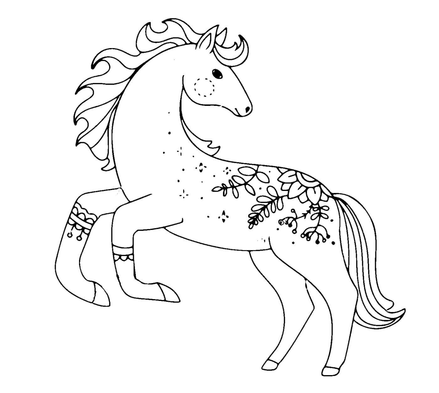 Horse coloring pages | Print for free (90 Images)