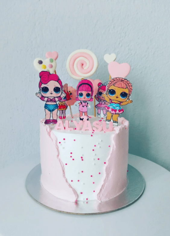 lol bolo para filha
