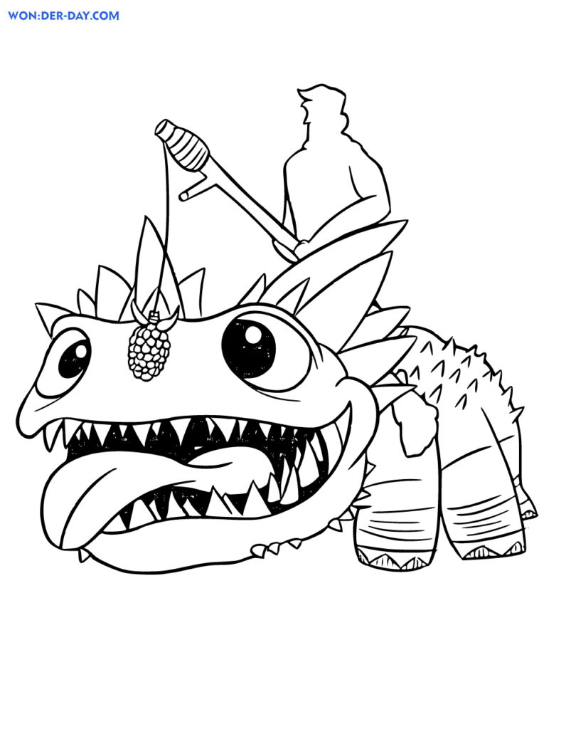 Klombo Fortnite coloring page