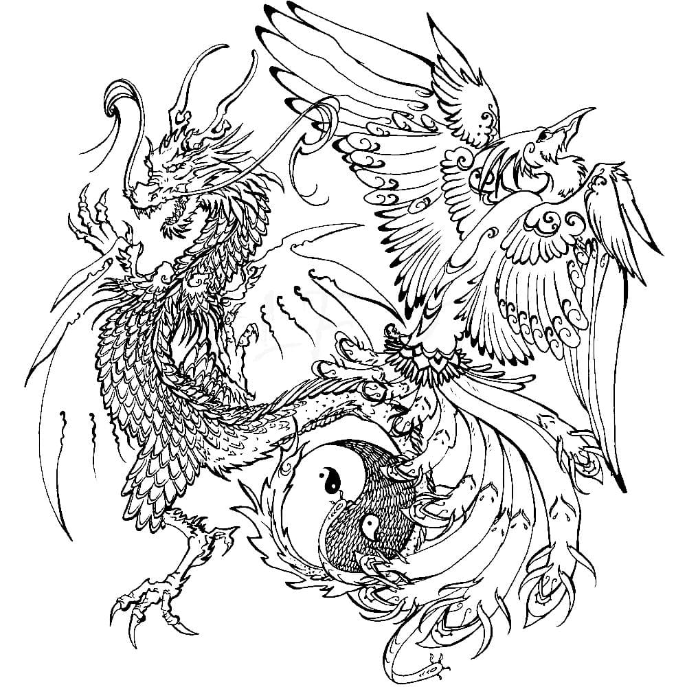 dragon et phénix