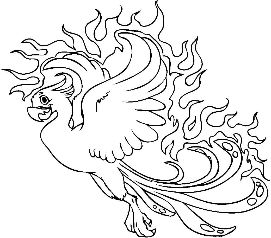 Phoenix coloring pages | Free printable coloring pages