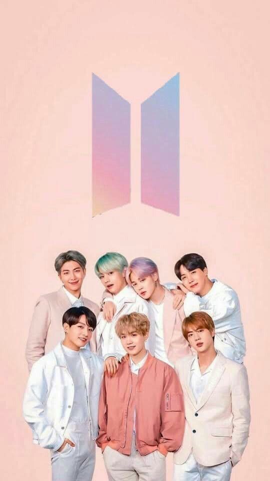 Pink image for phone BTS
