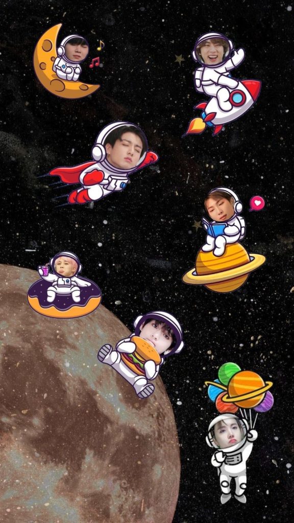 Gli astronauti BTS