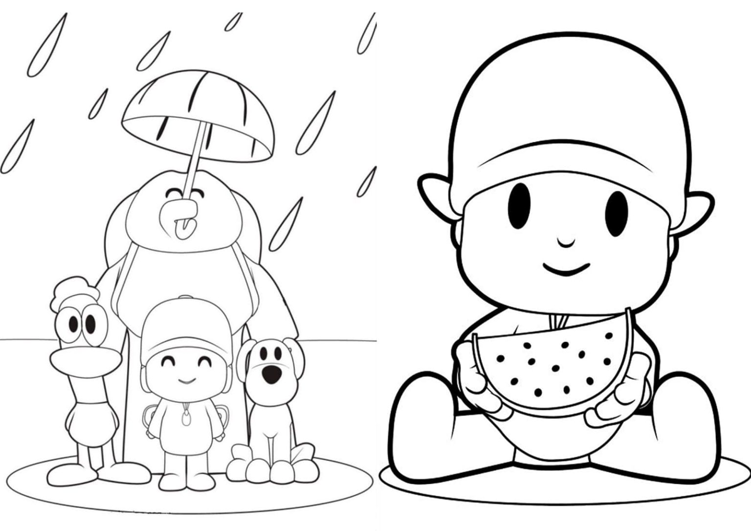 Pocoyo Coloring Pages | Print for Kids