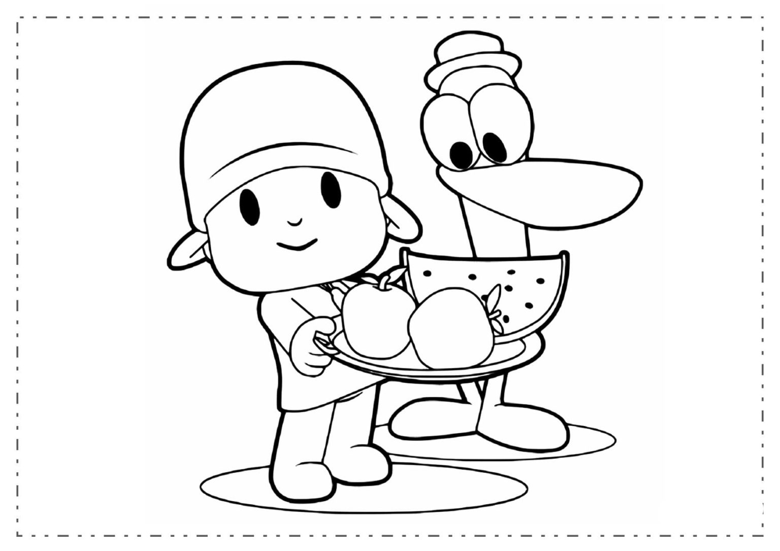 Pocoyo Coloring Pages Print For Kids pocoyo-coloring-pages-print-for-kids