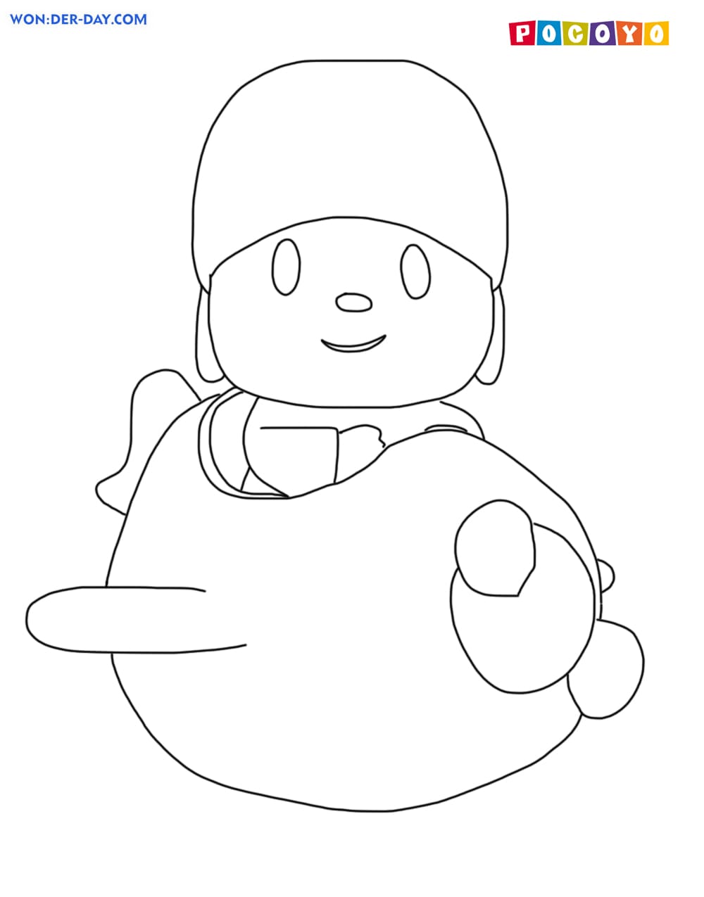 Pocoyo Flower Coloring Page in 2023  Flower coloring pages, Coloring  pages, Pocoyo