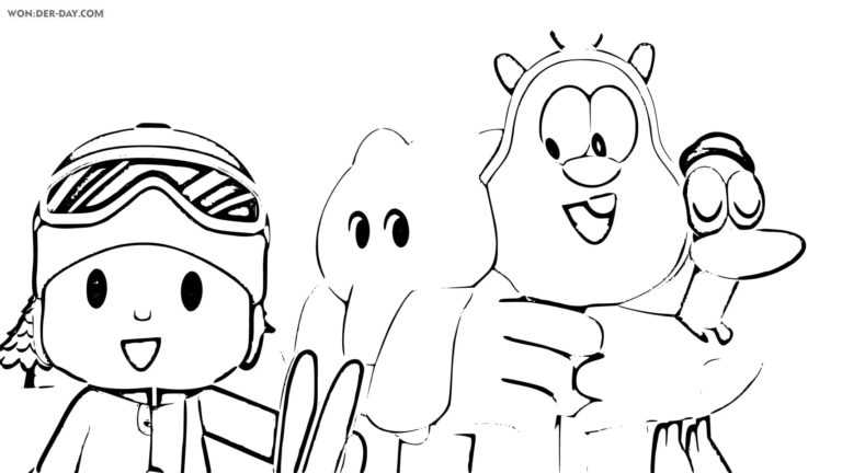 Pocoyo Coloring Pages | Print for Kids