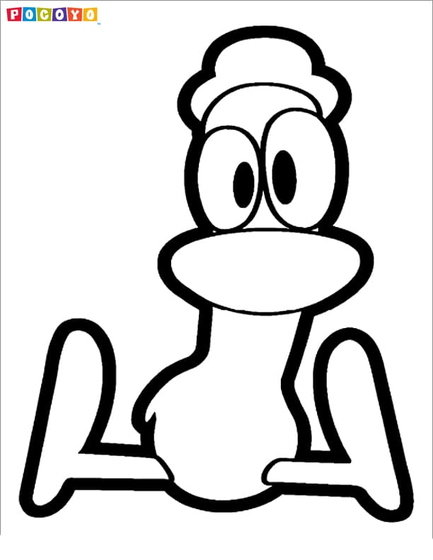 Desenho de Pato amigo do Pocoyo para colorir - Tudodesenhos