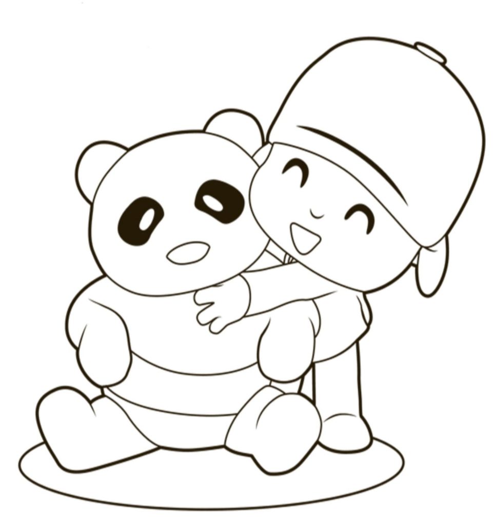 Pocoyo and panda