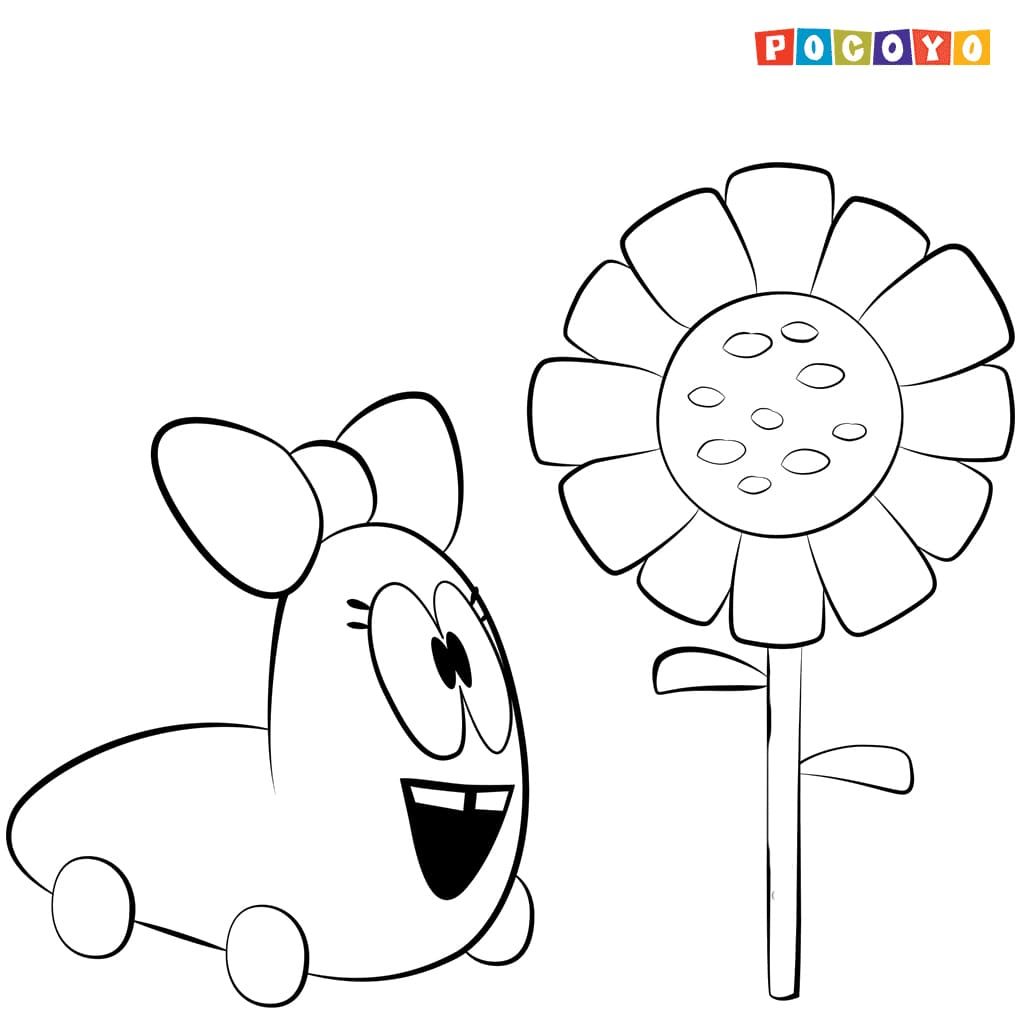 valentina coloring page in pdf pocoyo