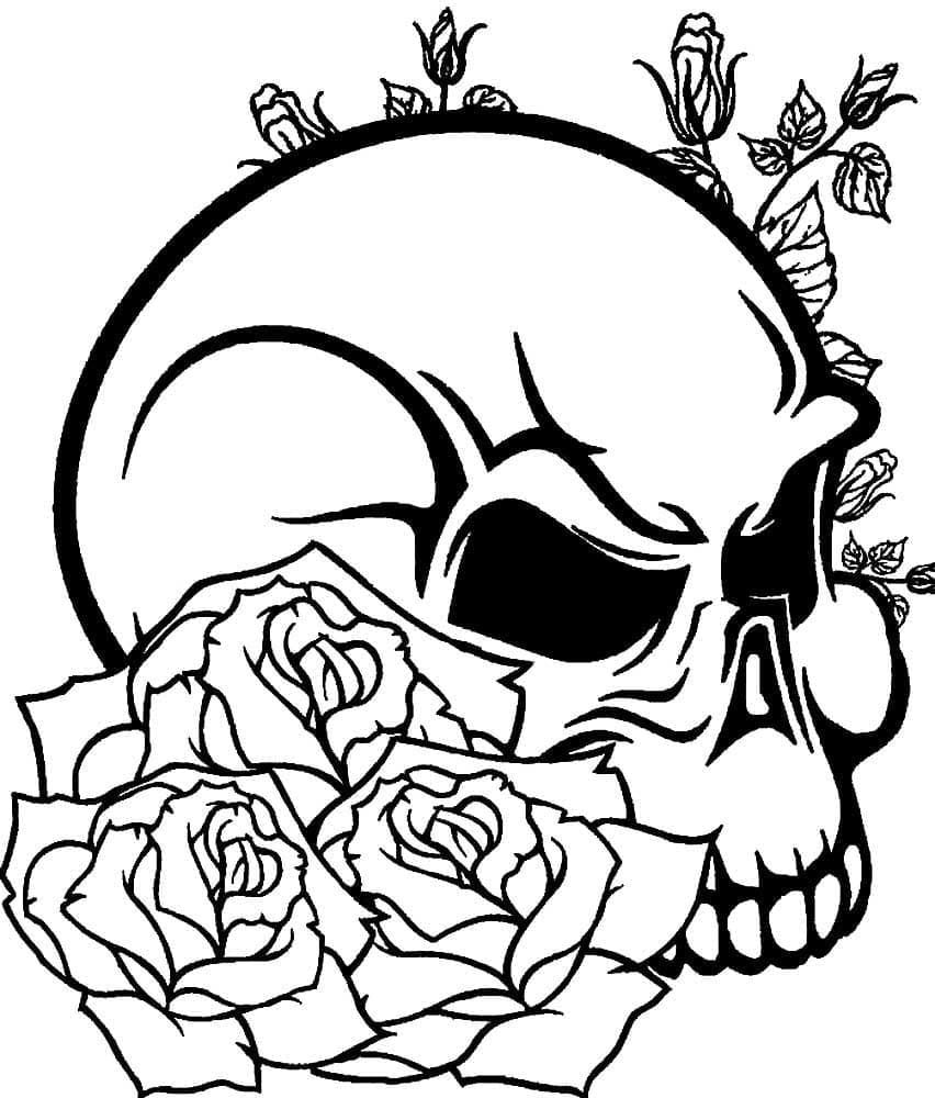 tatouage de crâne