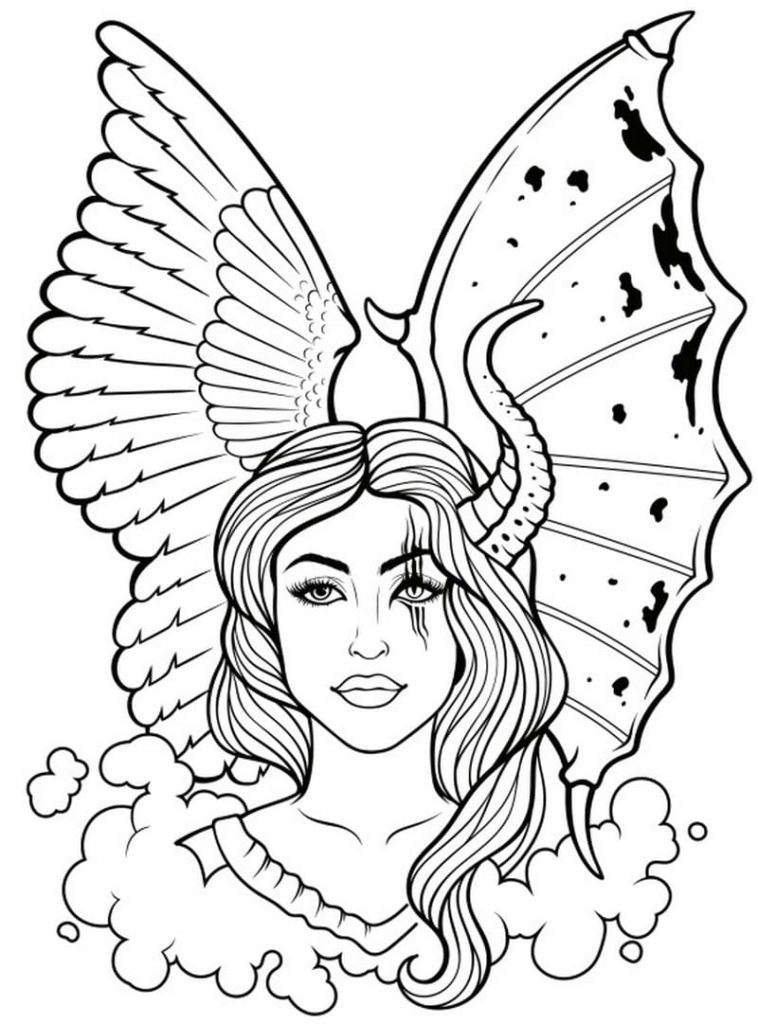 girl with wings