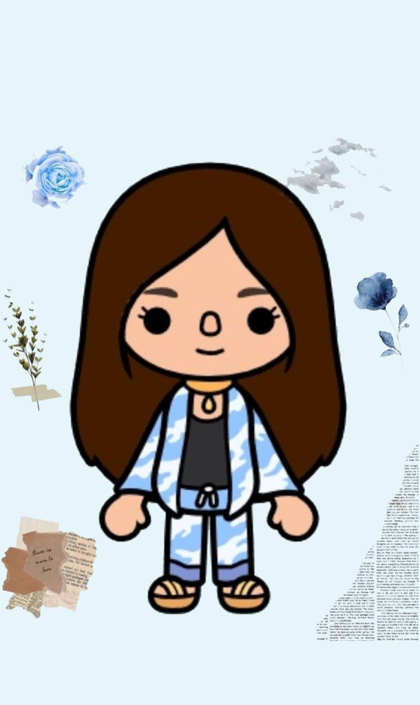 Girl from game Toca Boca