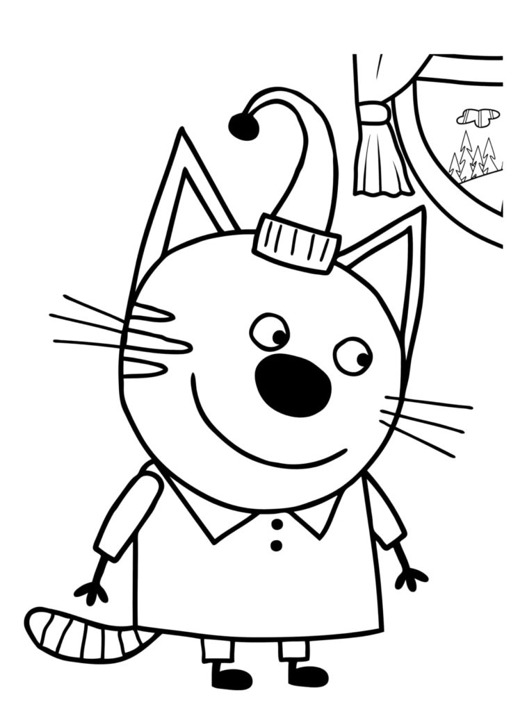 Cat Compote coloring book