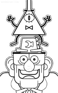 Bill Cipher Coloring Pages | WONDER DAY — Coloring pages for children ...