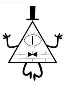 Bill Cipher Coloring Pages | WONDER DAY — Coloring pages for children ...