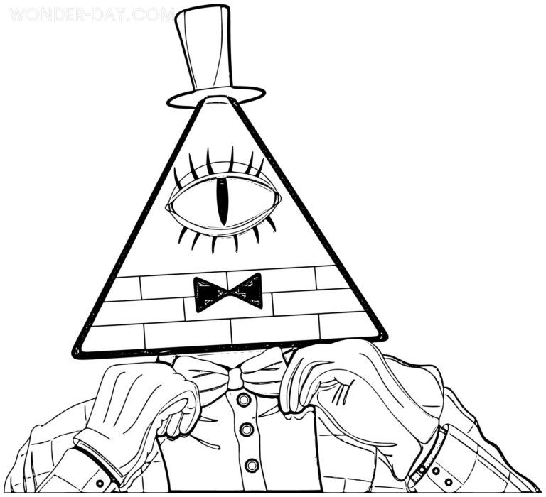 Bill Cipher Coloring Pages | WONDER DAY — Coloring pages for children ...