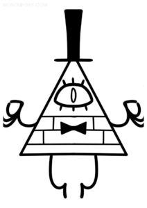 Bill Cipher Coloring Pages | WONDER DAY — Coloring pages for children ...