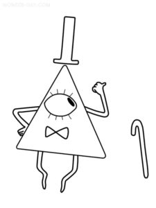 Bill Cipher Coloring Pages | WONDER DAY — Coloring pages for children ...