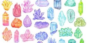 Desenhos de Cristal para colorir