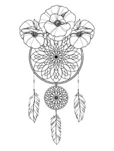 Dreamcatcher Coloring Pages | WONDER DAY — Coloring pages for children ...