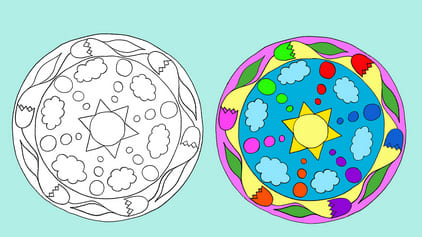 Mandala disegni da colorare per bambini