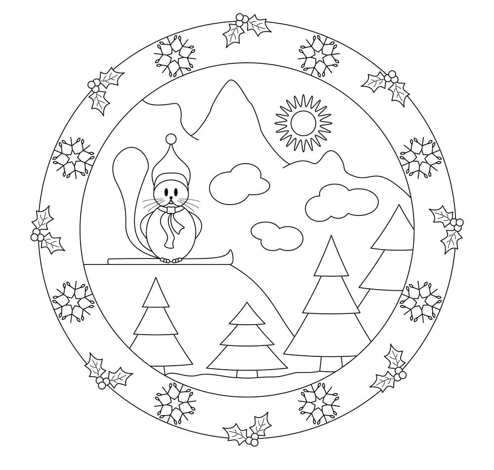 Winter-Mandala