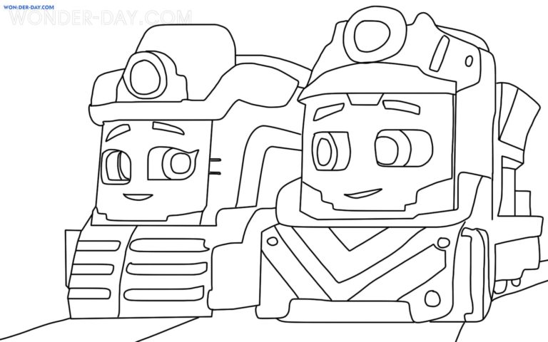 Mighty Express coloring pages | Print for Kids