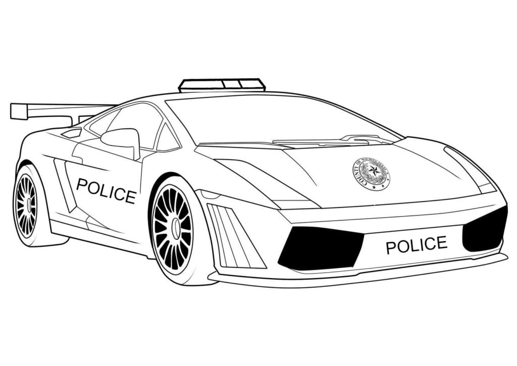 Полицейский автомобиль Ламборджини
