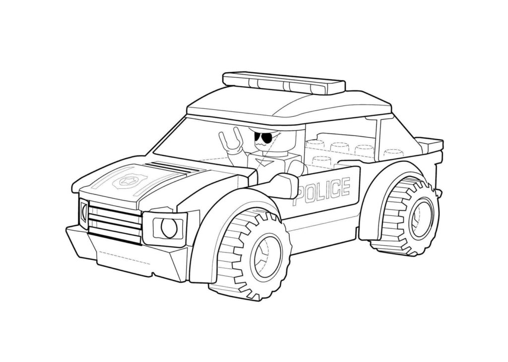 Lego carro de polícia