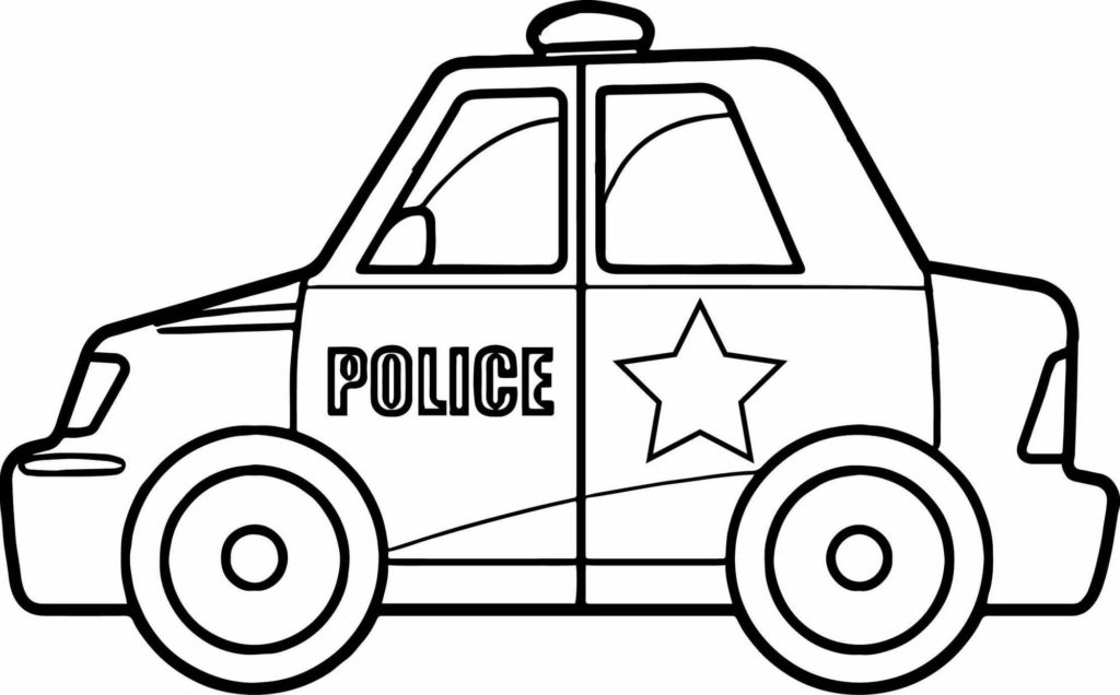 Полицейская игрушечная машина