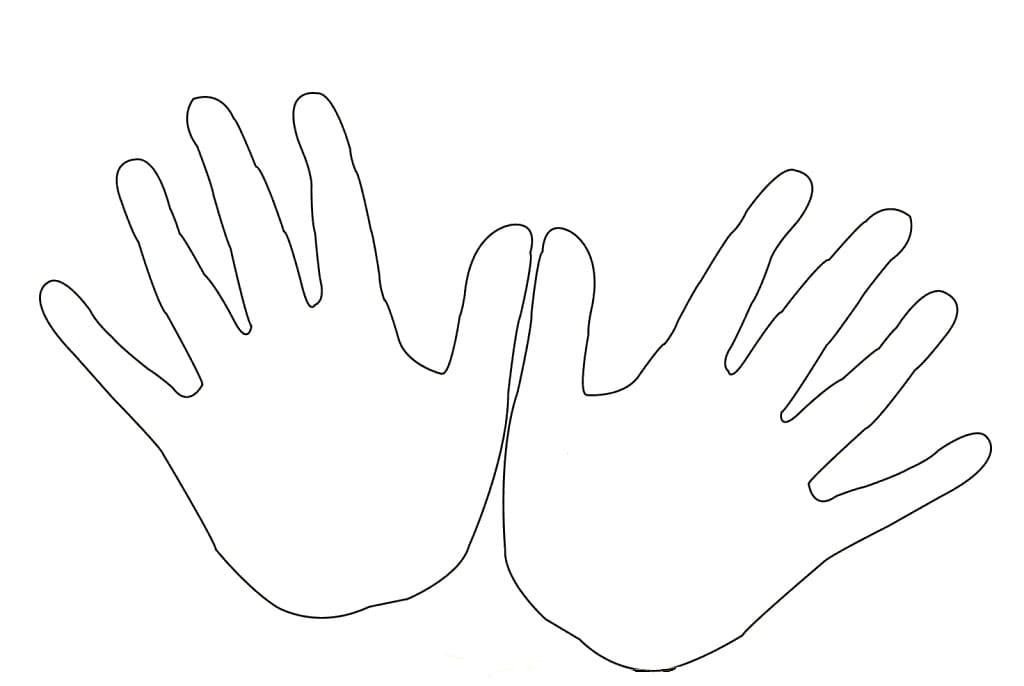 Hands template
