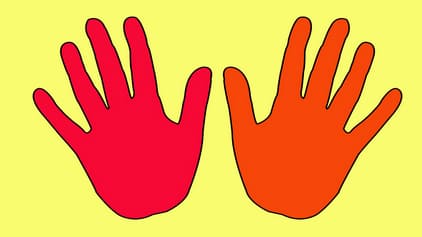 Moldes de manos, Modelo de manos, Mano para colorear