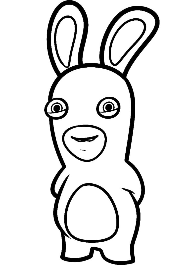 Rabbids Invasion Coloring Pages | WONDER DAY — Coloring pages for ...