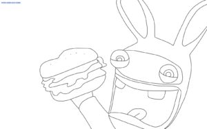 Rabbids Invasion Coloring Pages | WONDER DAY — Coloring pages for ...