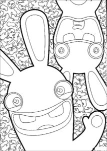 Rabbids Invasion Coloring Pages | WONDER DAY — Coloring pages for ...