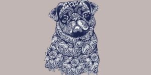 Antistress Dog Coloring Pages