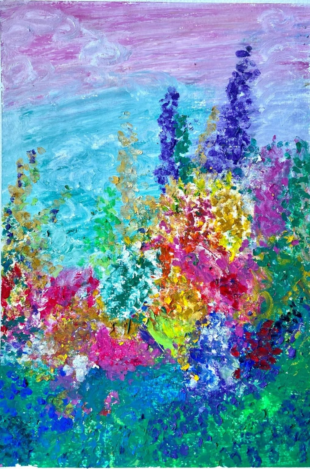 Cute Drawings Oil Pastel WONDER DAY — Coloring pages for children and