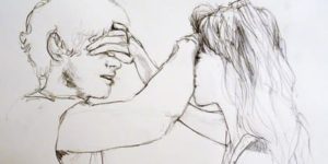 Boy and girl drawings