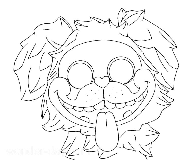 Desenhos para colorir Poppy Playtime | Wonder-day.com