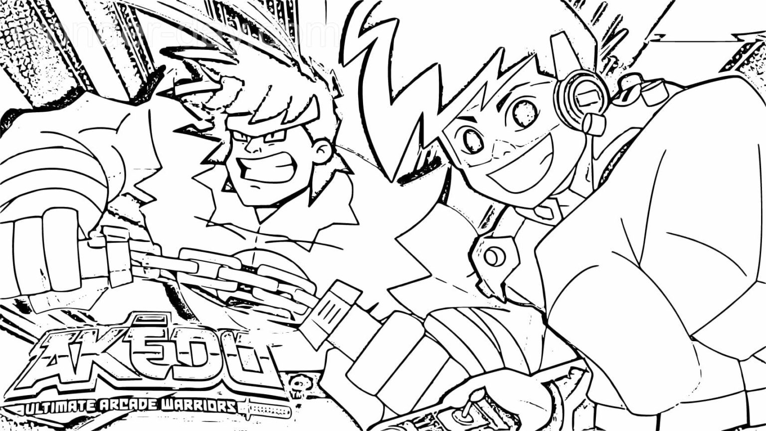 Akedo Coloring Pages | WONDER DAY — Coloring pages for children and adults