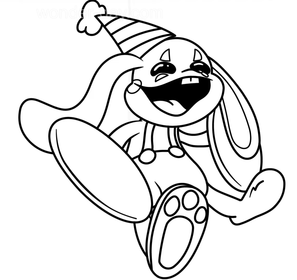 Coloriages Bunzo Bunny | WONDER DAY — Coloriages pour enfants et adultes