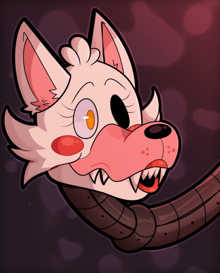 Cute drawings Mangle Five Nights at Freddy's WONDER DAY — Coloring