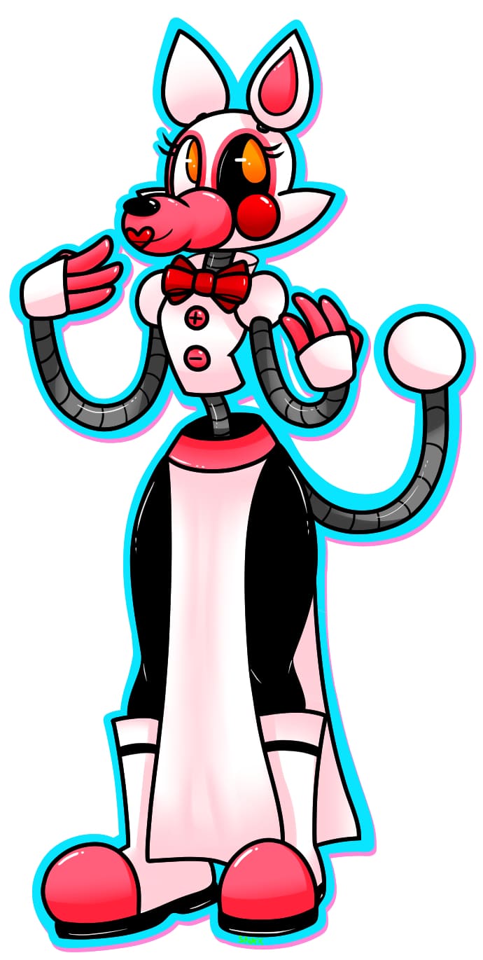 Imágenes para dibujar Mangle Five Nights at Freddy's