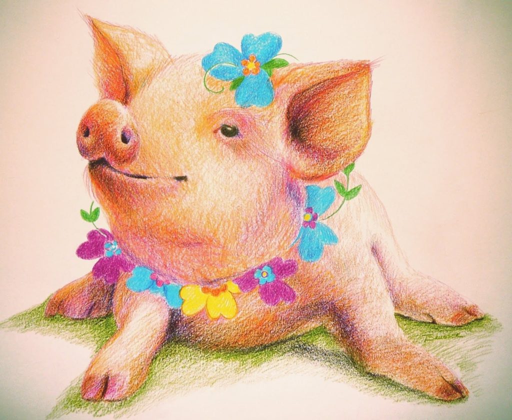 Realistisches Schwein